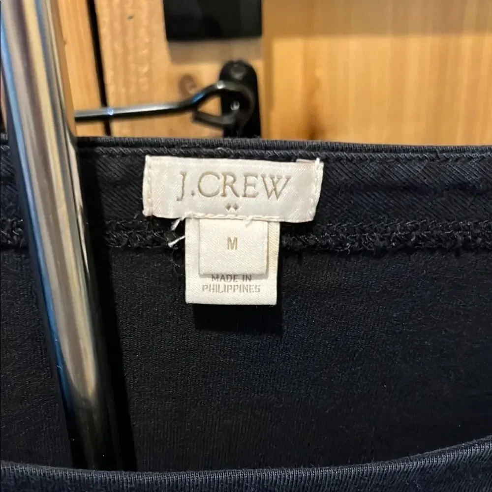 J. Crew Black Shirt with Bell Sleeves